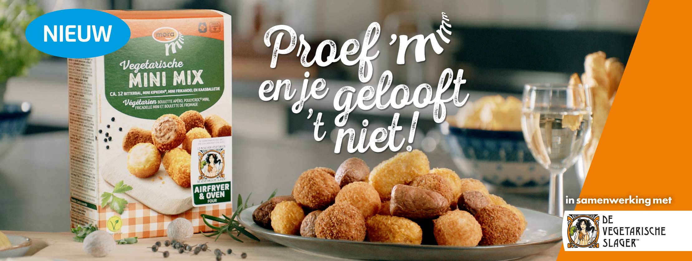 Hoe lekker is dees, de Mini mix zonder vlees! Hoe lekker is dees, de Mini mix zonder vlees!