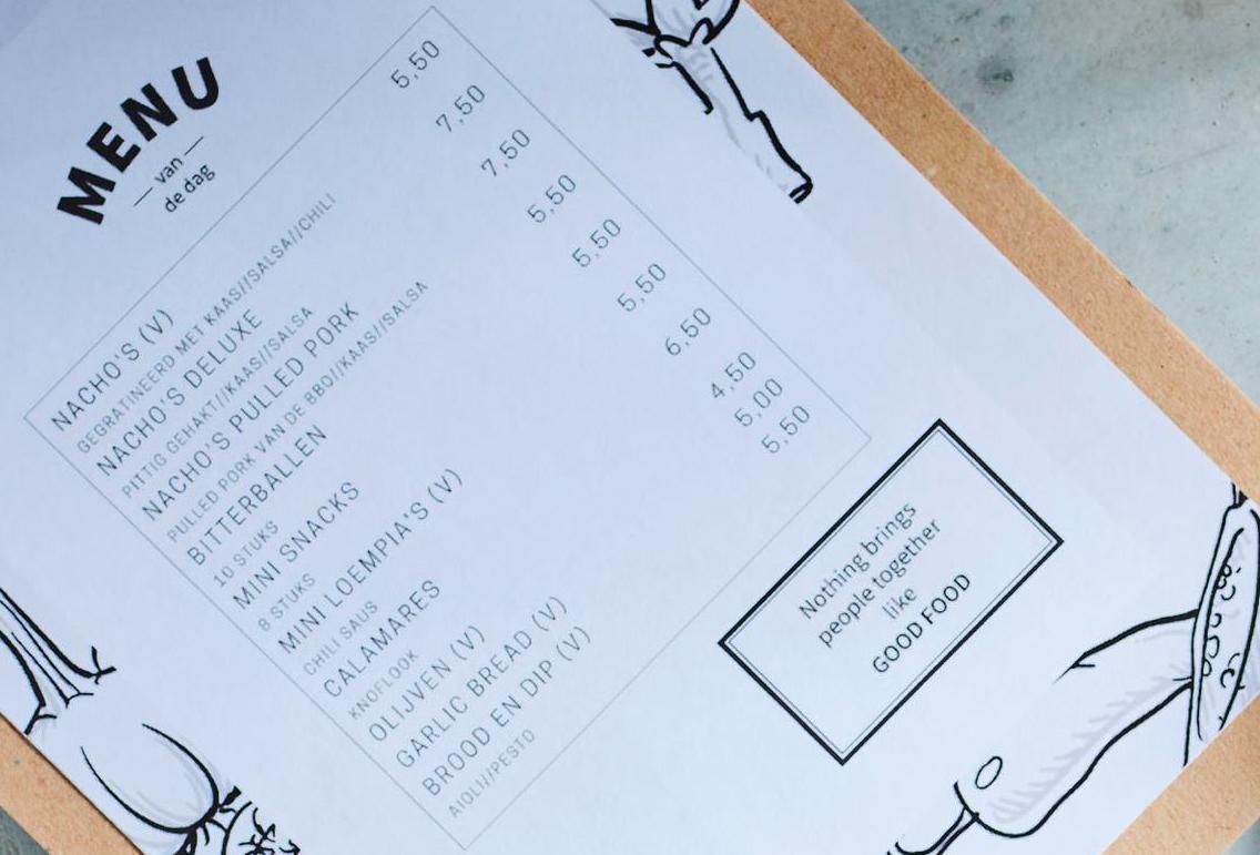 Menukaart ontwerpen tips I Horeca & Frituur