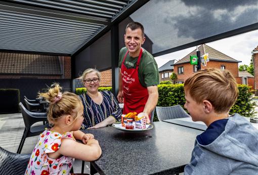 Terras als visitekaartje