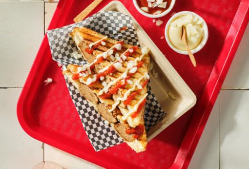Croque à la fricadelle