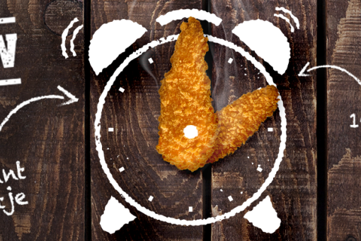 De klok rond met Crispy Chick’n