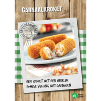 A4 Toonbankdisplay Garnaalkroket