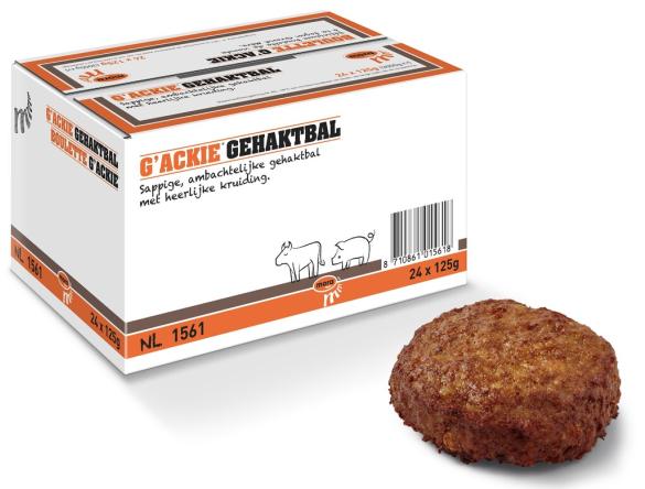 Uit verpakking Gehaktbal G'Ackie®