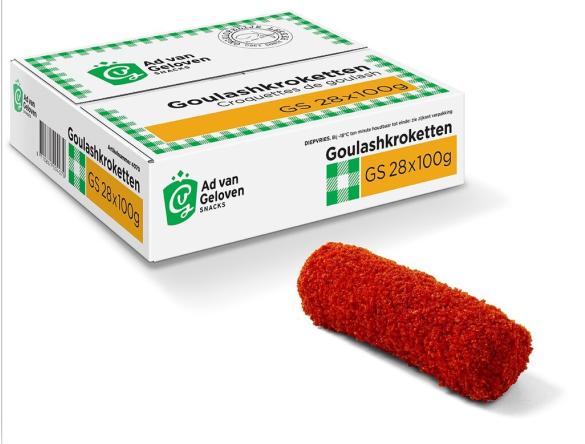 Hors de l'emballage Croquette de Goulash