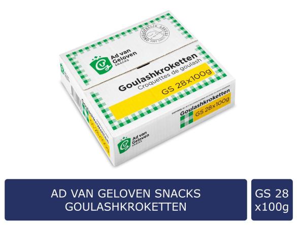 In verpakking Goulashkroketten