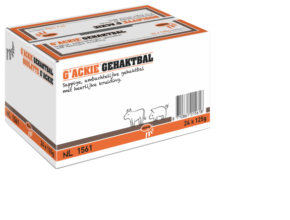 In verpakking Gehaktbal G'Ackie®