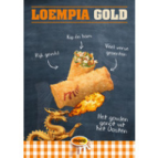 Mora A3 poster Loempia Gold