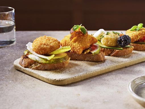 kaas borrelmaatjes bruschetta