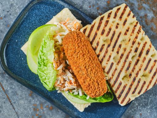 Zomerse Focacciasandwich met coleslaw & De Bourgondiër