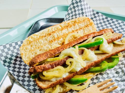 Philly sandwich met frikandel