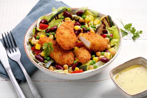 Saladebowl met Crispy Chick'n
