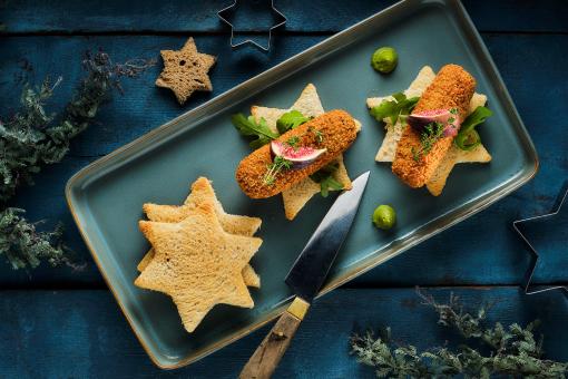 De Bourgondiër kroket op sterrenbrood