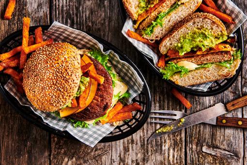 Burger fumé à l'avocat