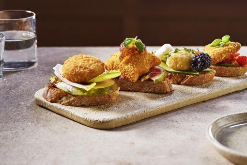 kaas borrelmaatjes bruschetta