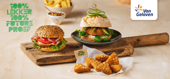100%Lekker, 100% Future Proef - ontdek de nieuwe vegetarische snacks van Van Geloven
