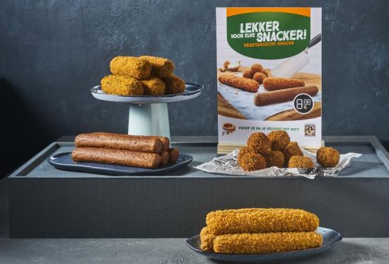 de lekkerste vegetarische snacks van Mora en De Vegetarische Slager 